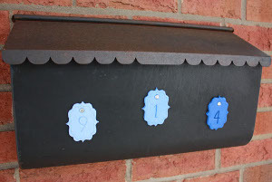 Polymer Clay Mailbox Numbers