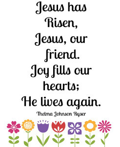 Easter Song Printable