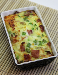 Potato Bacon Breakfast Casserole for One