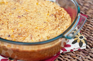 Corn Casserole with Bacon and Cream Cheese