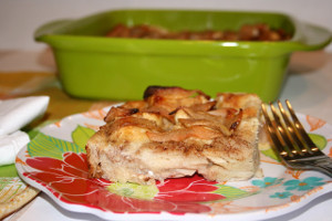 Pear Bread Pudding