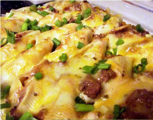 Baked Mexican Stuffed Shells