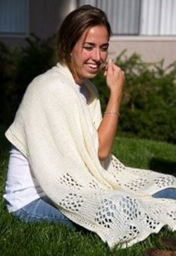 Lace Check Shawl Pattern