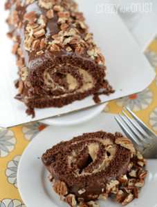 Ultimate Indulgence Turtle Cake Roll