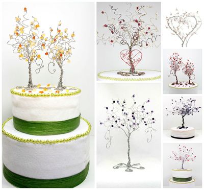 Wonderful Wire Cake Toppers