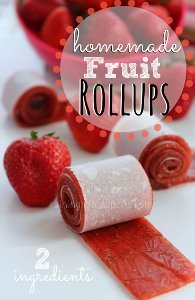 2-Ingredient Homemade Fruit Rollups