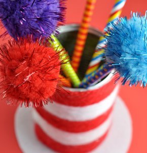 Dr. Seuss Pencil Cup and Truffula Trees