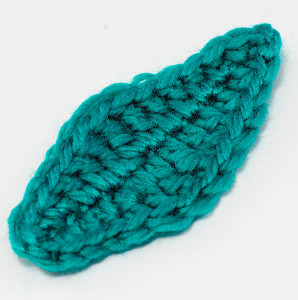 Simple Crochet Leaf