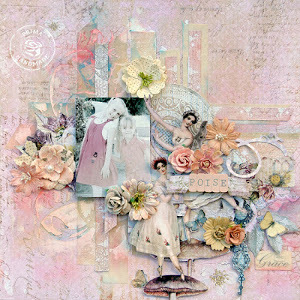 Graceful Fairy Belle Scrapbook Layout