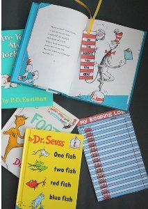Printable Dr. Seuss Bookmark and Reading Log