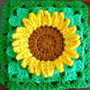 Cute Crochet Sunflower Pattern