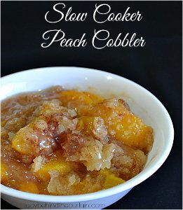 Four-Hour Slow Cooker Peach Cobbler