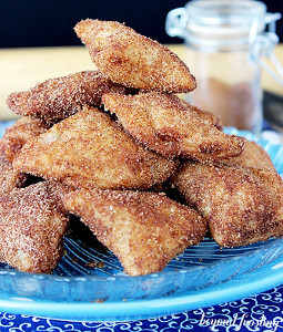 Fried Apple Pie Bites