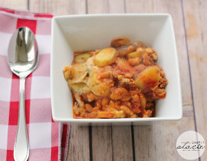 Cowboy Chicken Chili Casserole