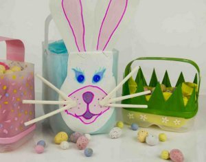 Milk Jug Homemade Easter Baskets