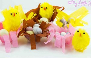 Mini Easter Chick Nests