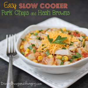 Slow Cooker Pork Chops and Hash Browns