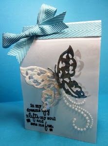 Magnificent Shining Butterfly Card