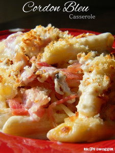 Simple Cordon Bleu Pasta Bake