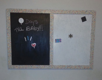 Hanging Magnetic and Dry Erase Board