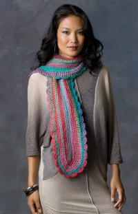 Colorful Beginner Crochet Scarf