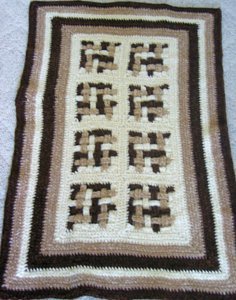 Sand and Stone Afghan