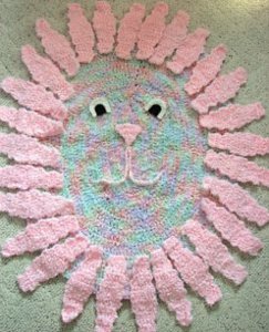 Smiley Lion Afghan