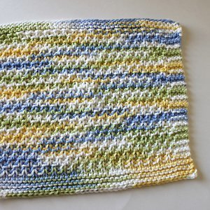 Moss Stitch Dishcloth