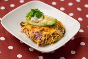 Spicy Pumpkin Black Bean Rice Bake