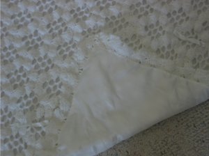 Lacy Christening Blanket
