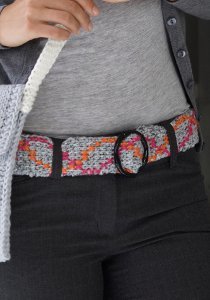 Tunisian Crochet Belt