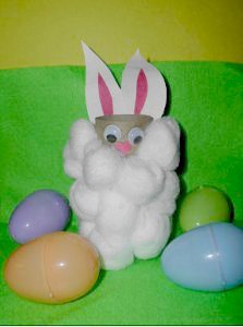 Easter Bunny Toilet Paper Roll Craft