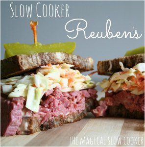 Slow Cooker Reuben Sandwiches