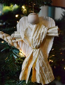 Beautiful Twisted Paper Angel Ornament