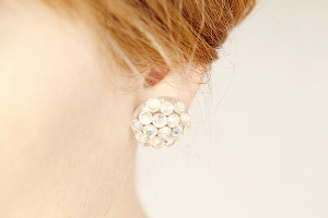 Gem Cluster Earrings