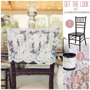 Lace Chair Back Cover 