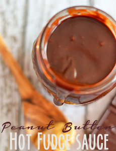 Homemade Peanut Butter Hot Fudge