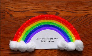 Noah's Rainbow Paper Plate Crafts