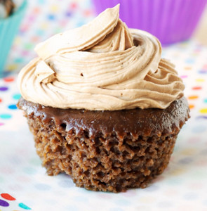 Slow Cooker Dreamy Hazelnut Cupcakes