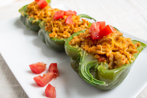 Skinny Taco Stuffed Peppers