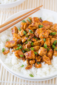 Skinny Cashew Chicken