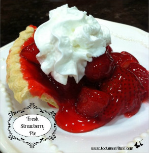 3-Ingredient Fresh Strawberry Pie
