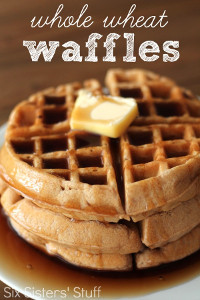 Homemade Whole Wheat Waffles