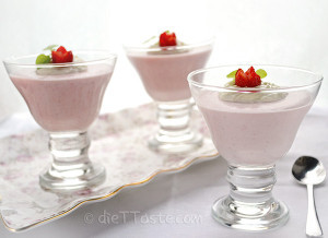 Heavenly Strawberry Mousse