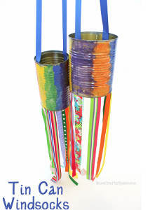 Colorful Tin Can Windsocks