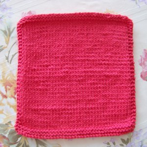 Super Stockinette Dishcloth