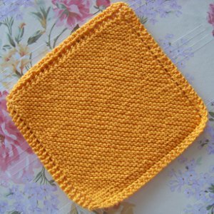 Quick Garter Stitch Dishcloth