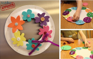 Paper Plate Spring Wreaths