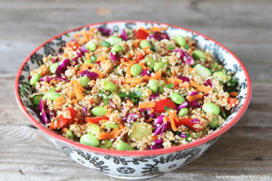 Healthy Asian Quinoa Salad