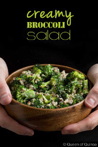 Creamy Broccoli Quinoa Salad